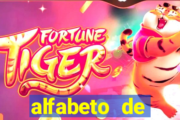 alfabeto de caligrafia bonita